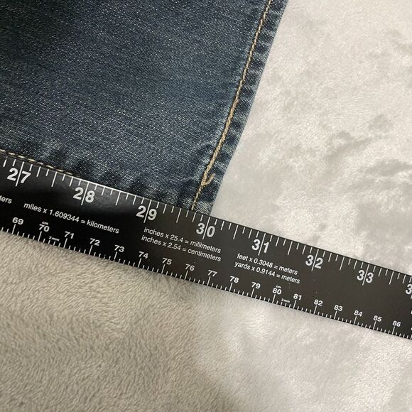 Levis 501XX Jeans Mens 30x32 (31x30) Blue Denim Button Fly Dark Wash 5 Pocket - Picture 16 of 16